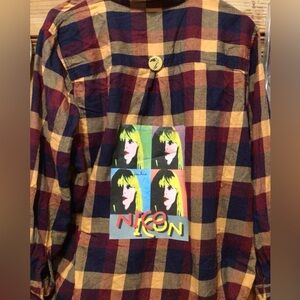 NEW! Custom Upcycled Boho Flannel Shirt